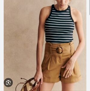 Sezane Rome Shorts Caramel